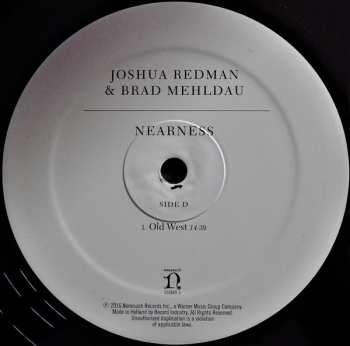 2LP Joshua Redman: Nearness 48826