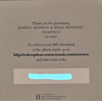 2LP Joshua Redman: Nearness 48826