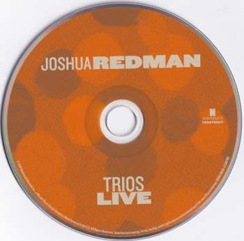 CD Joshua Redman: Trios Live 424840