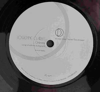 LP/SP Josienne Clarke: Onliness (Songs Of Solitude & Singularity) CLR | LTD 488779