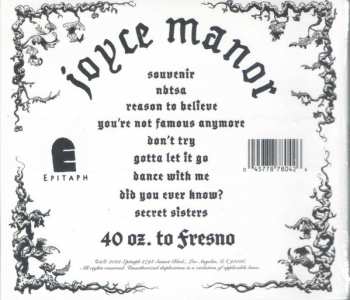 CD Joyce Manor: 40 Oz. To Fresno 400750