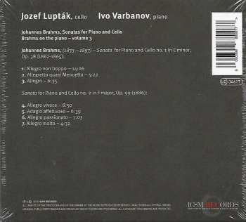 CD Jozef Lupták: Brahms On The Piano - Sonatas For Piano And Cello - Volume 3 DIGI 231900