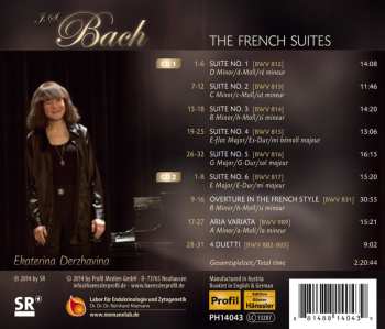 2CD Johann Sebastian Bach: The French Suites = Französische Suiten BWV 812-817 / French Overture BWV 831 / Aria Variata BWV 989 632470