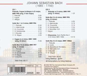 2CD Johann Sebastian Bach: The Guitar Works 655896