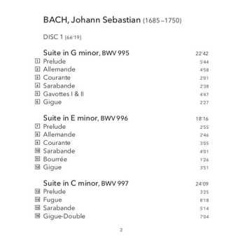 2CD Johann Sebastian Bach: Lute Music 658863