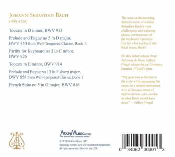 CD Johann Sebastian Bach: Bach On A Steinway 428346