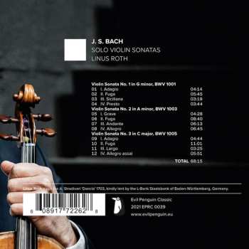 CD Johann Sebastian Bach: Solo Violin Sonatas 648461