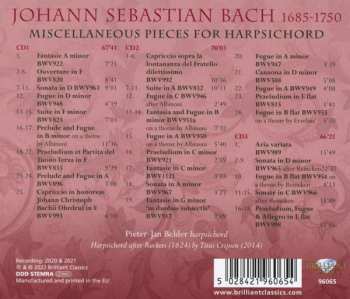 3CD Johann Sebastian Bach: Miscellaneous Pieces For Harpsichord 438282