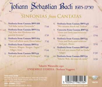 CD Johann Sebastian Bach: Sinfonias From Canatas 636151