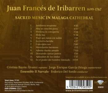 CD Juan Frances De Iribarren: Sacred Music In Malaga Cathedral 563875