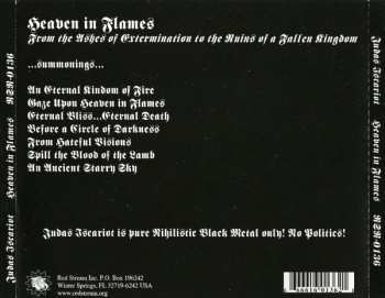 CD Judas Iscariot: Heaven In Flames 643128