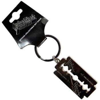 Merch Judas Priest: Klíčenka British Steel Razor Blade