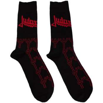 Merch Judas Priest: Kotníkové Ponožky Trident Pattern