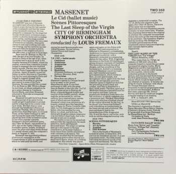 LP Jules Massenet: Le Cid - Ballet Music, Scènes Pittoresques, The Last Sleep Of The Virgin 574446