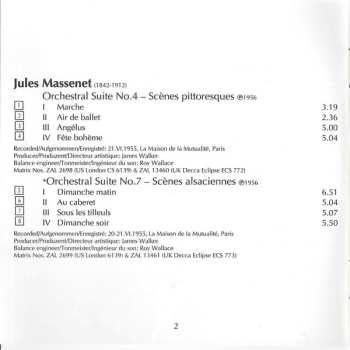 CD Orchestre De La Société Des Concerts Du Conservatoire: Scènes Pittoresques - Sccènes Alsaciennes 559820