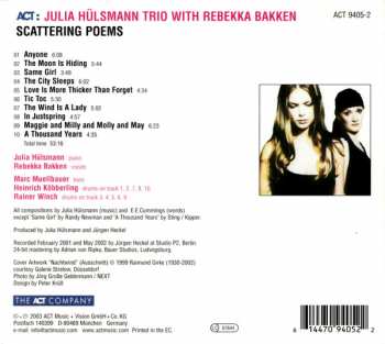 CD Rebekka Bakken: Scattering Poems DIGI 392560