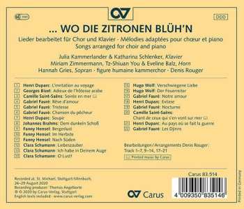 CD Julia Kammerlander: Wo Die Zitronen Blühn 555092