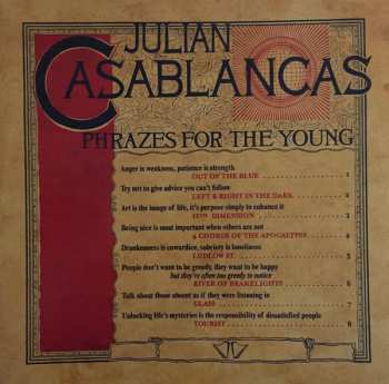 LP Julian Casablancas: Phrazes For The Young 598713