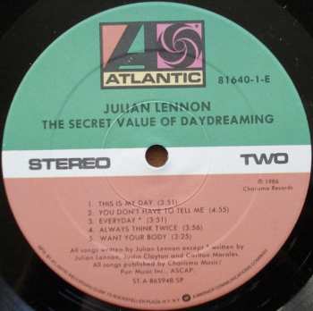 LP Julian Lennon: The Secret Value Of Daydreaming 543625