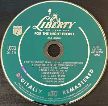 CD Julie London: For The Night People LTD 631082