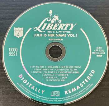 CD Julie London: Julie Is Her Name  LTD 603144