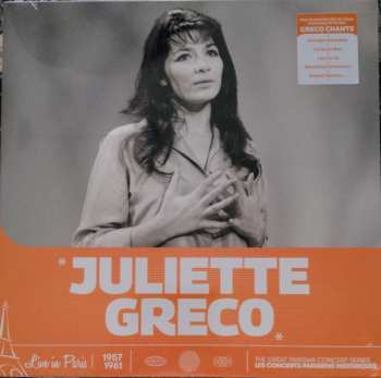 Album Juliette Gréco: Live  In Paris 1957-1961