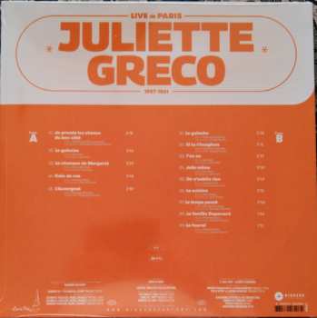 LP Juliette Gréco: Live  In Paris 1957-1961 450158