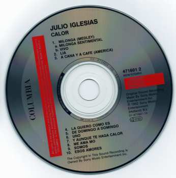 CD Julio Iglesias: Calor 548814