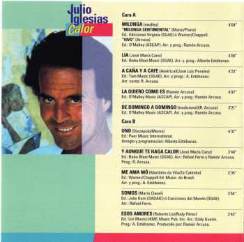 CD Julio Iglesias: Calor 548814