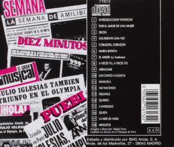 CD Julio Iglesias: En El Olympia 544110