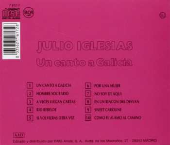 CD Julio Iglesias: Un Canto A Galicia 571927