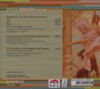 CD Julius Röntgen: Complete Cello Concertos 577427