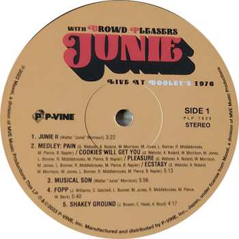 LP Junie Morrison: Live At Dooley's 1976 584118