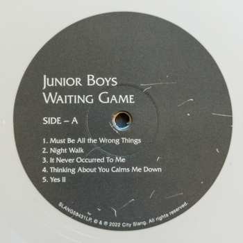 LP Junior Boys: Waiting Game CLR | LTD 576050