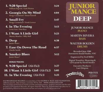 CD Junior Mance Trio: Deep 552080