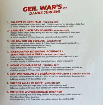 CD Jürgen Drews: Geil War's (Danke Jürgen) 457927