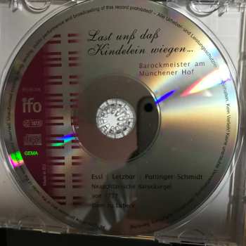 CD Gunar Letzbor: Last Unf Daf Kindelein Wiegen 586371