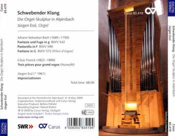 CD Jürgen Essl: Schwebender Klang (Die Orgel-Skulptur In Alpirsbach) 318086