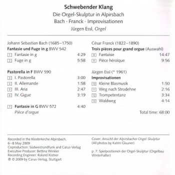 CD Jürgen Essl: Schwebender Klang (Die Orgel-Skulptur In Alpirsbach) 318086