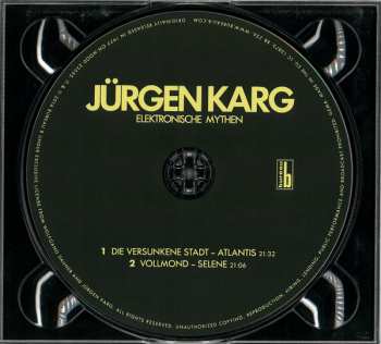 CD Jürgen Karg: Elektronische Mythen 438766