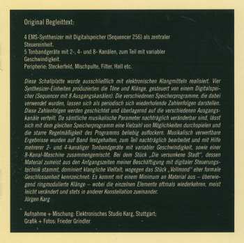 CD Jürgen Karg: Elektronische Mythen 438766