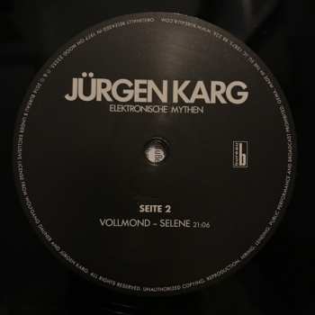 LP Jürgen Karg: Elektronische Mythen 69971