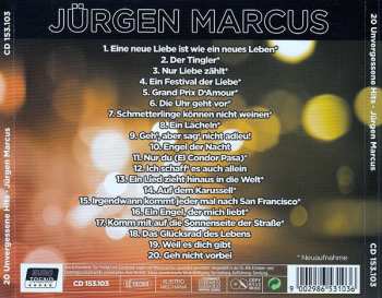 CD Jürgen Marcus: 20 Unvergessene Hits 595195