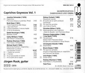 CD Jürgen Ruck: Caprichos Goyescos Vol. 1 599393