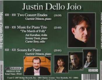 CD Jeremy Denk: Two Concert Etudes; Music For Piano Trio "The March Of Folly"; Sonata For Piano  509285