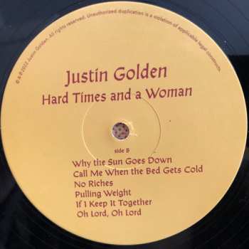 LP Justin Golden: Hard Times And A Woman 571678