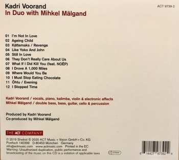 CD Kadri Voorand: Kadri Voorand In Duo With Mihkel Mälgand DIGI 121385