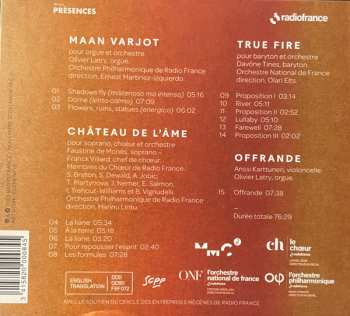 CD Kaija Saariaho: Maan Varjot / Château de L'Ame / True Fire / Offrande   568320