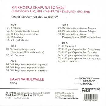 5CD Kaikhosru Shapurji Sorabji: Opus Clavicembalisticum 567653