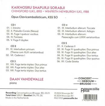 5CD Kaikhosru Shapurji Sorabji: Opus Clavicembalisticum 567653